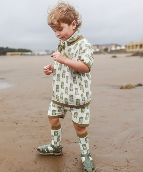 【MABLI】JUICE BOX NECKTIE - GREEN APPLE