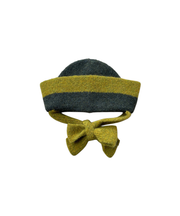 【MABLI】TEDDY SAILOR HAT - SPRUCE/GOLDEN