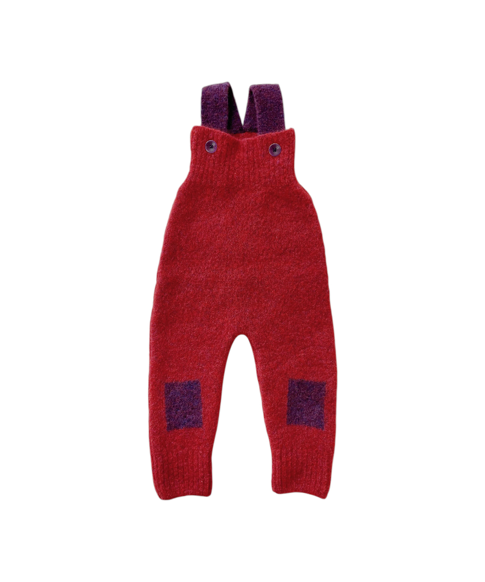 【MABLI】TEDDY ROMPER - CRANBERRY/BLACKBERRY