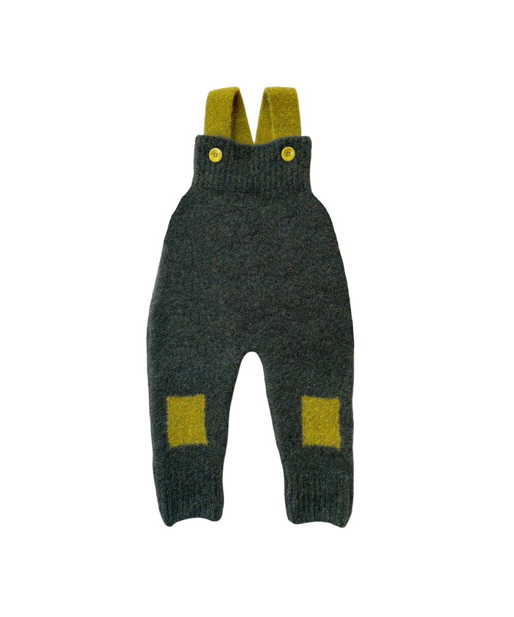 【MABLI】TEDDY ROMPER - SPRUCE/GOLDEN