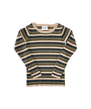 【MABLI】SEILIO SKINNY RIB - BISCOTTI STRIPE