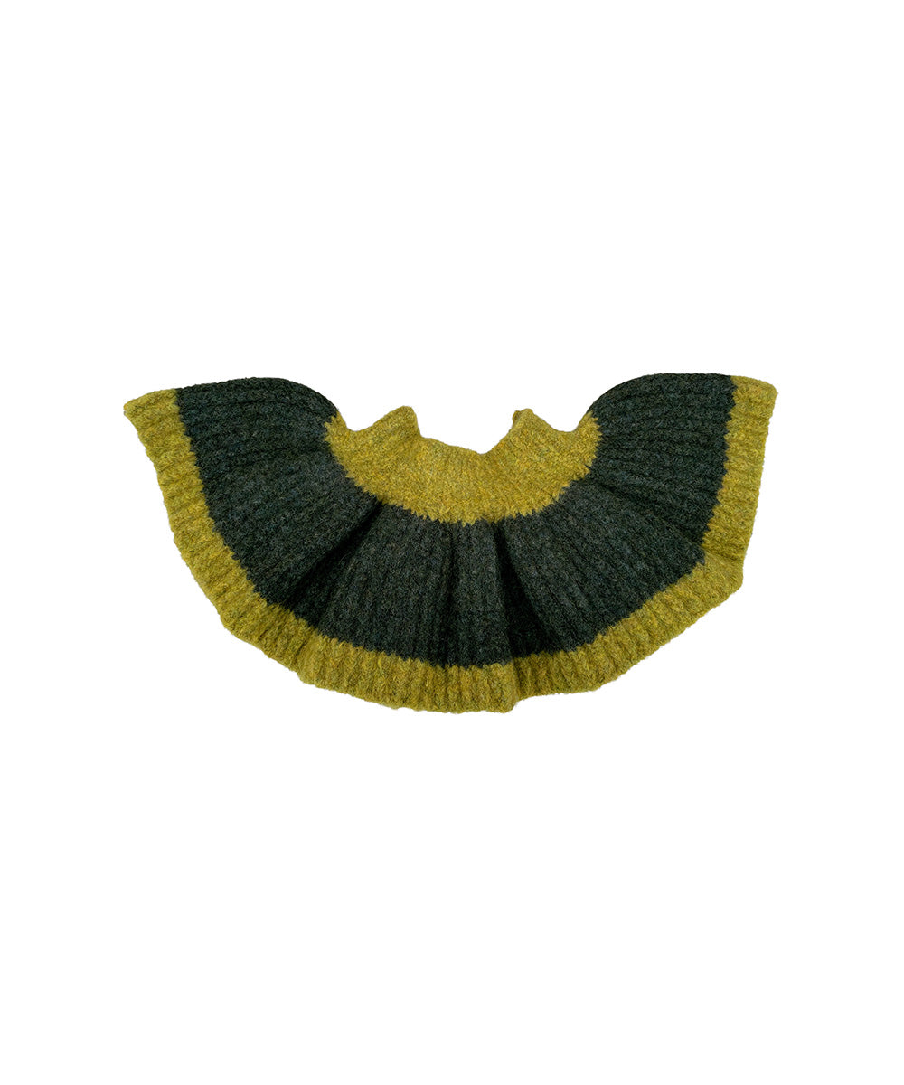 【MABLI】TEDDY COLLAR - SPRUCE/GOLDEN