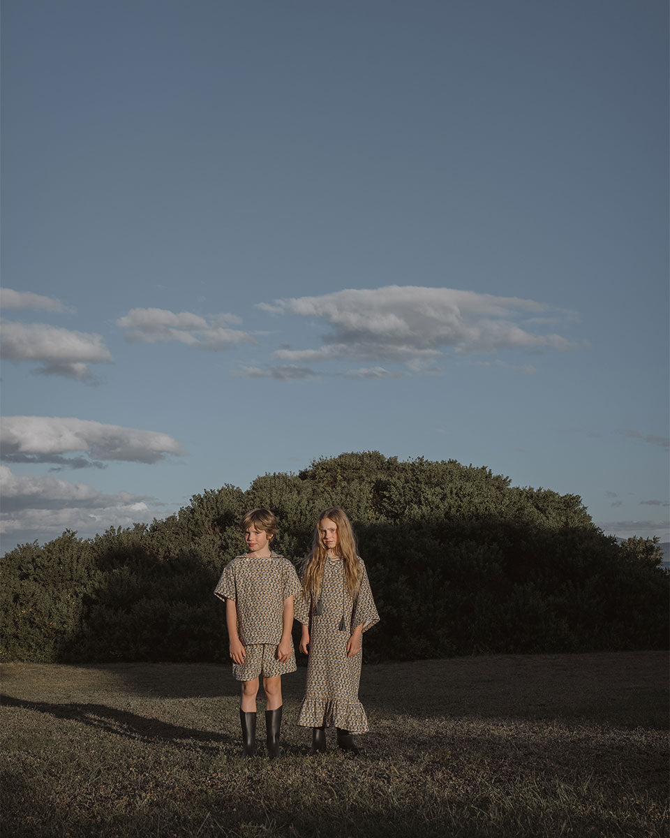 【Son and Daughter】Obin Collar Top