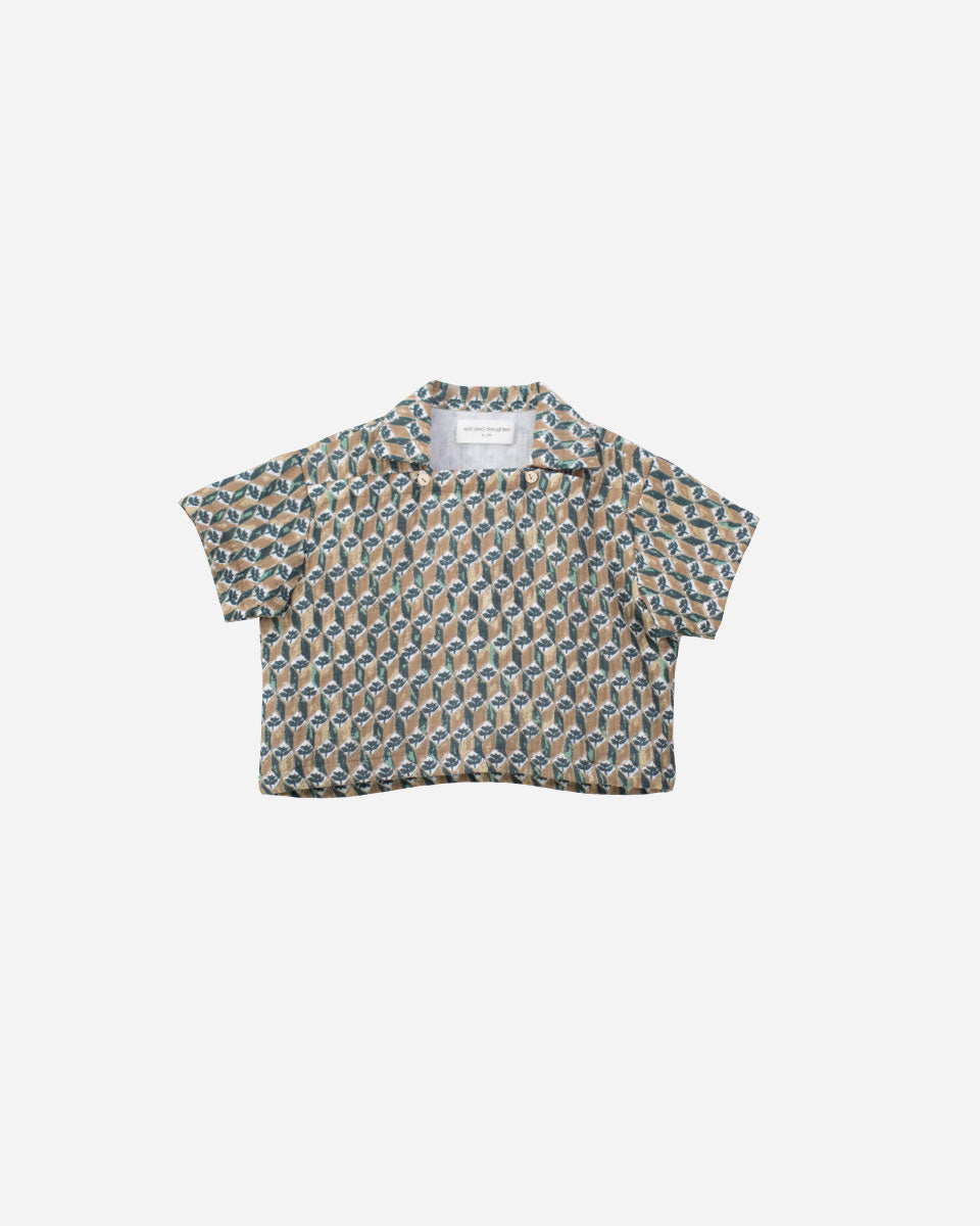 【Son and Daughter】Obin Collar Top