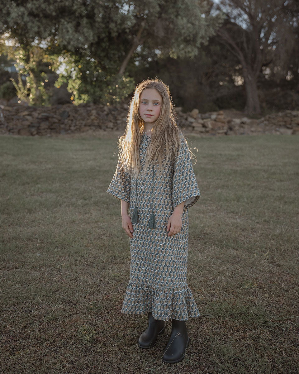 【Son and Daughter】 Obin Maxi Dress