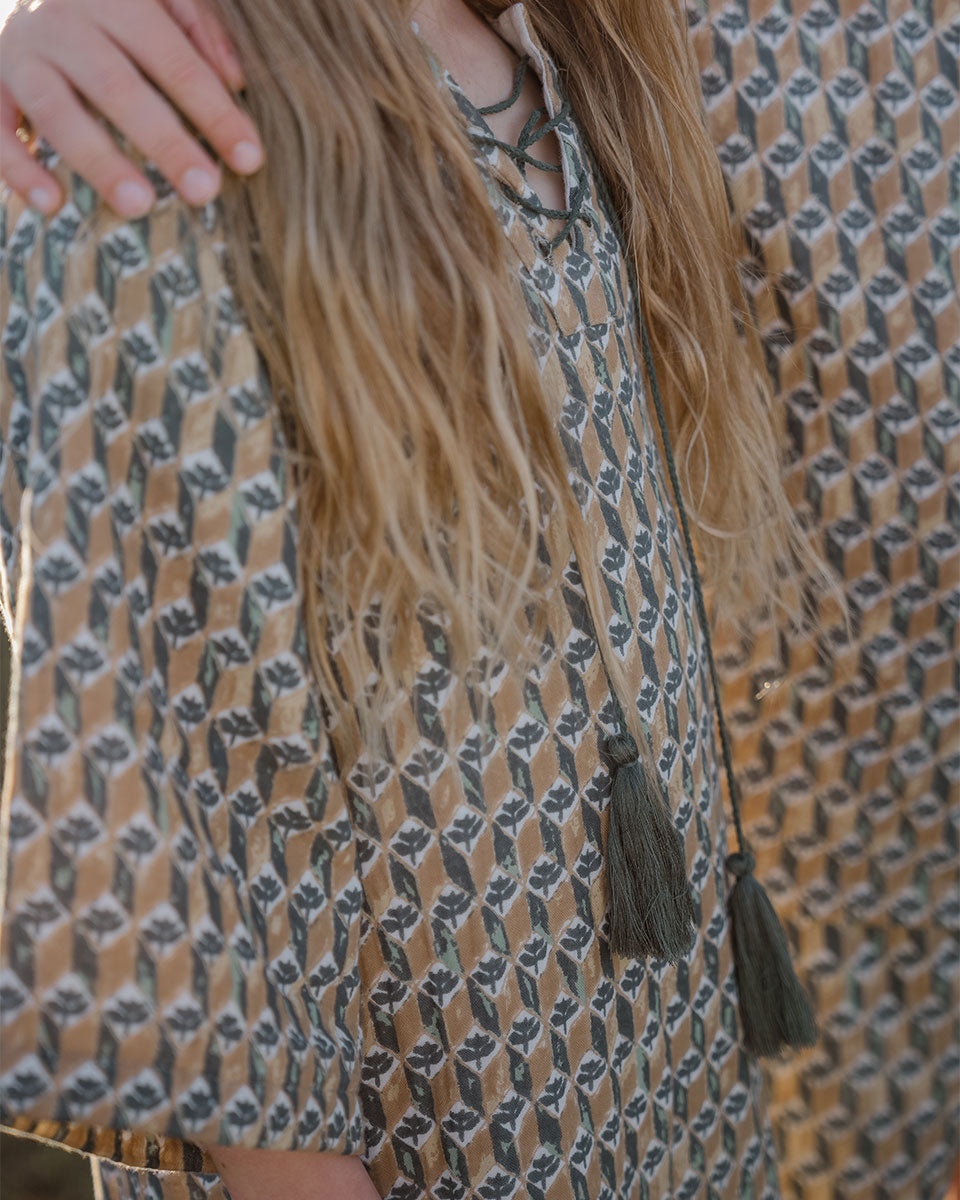 【Son and Daughter】 Obin Maxi Dress