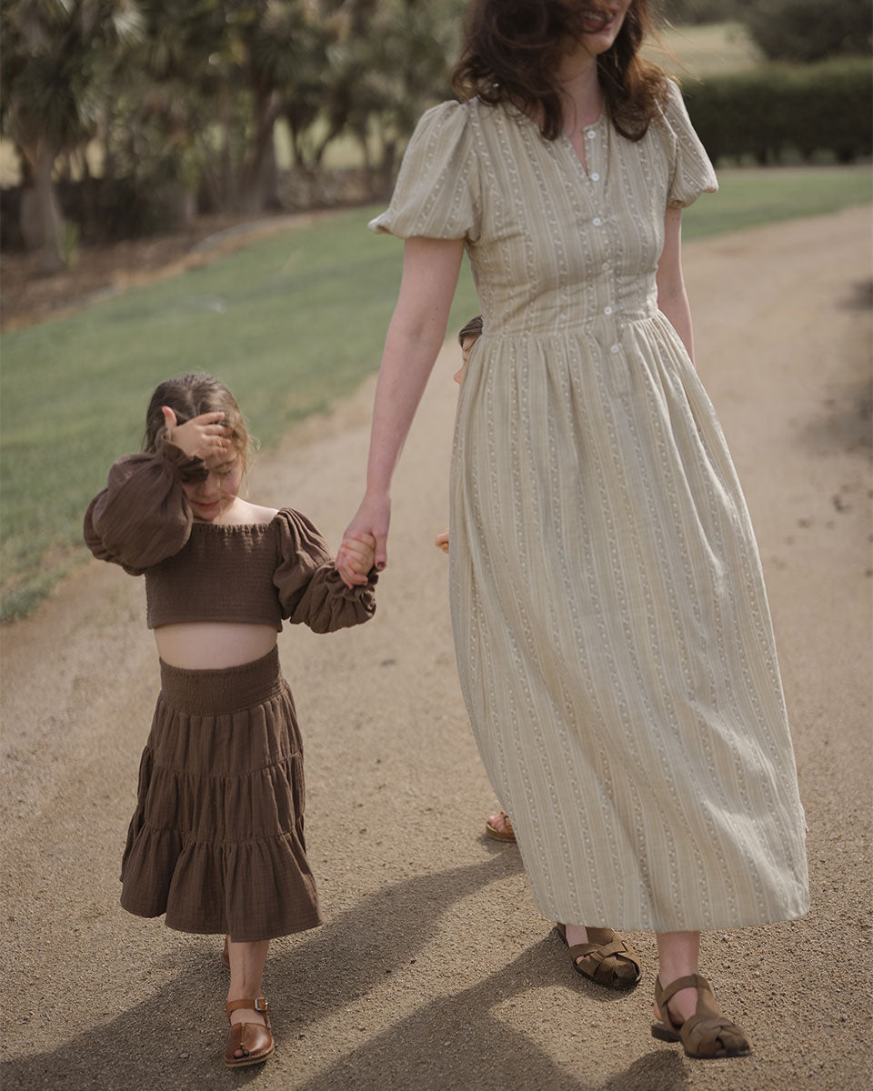 【Son and Daughter】Opia Floral Dress - Adult Size