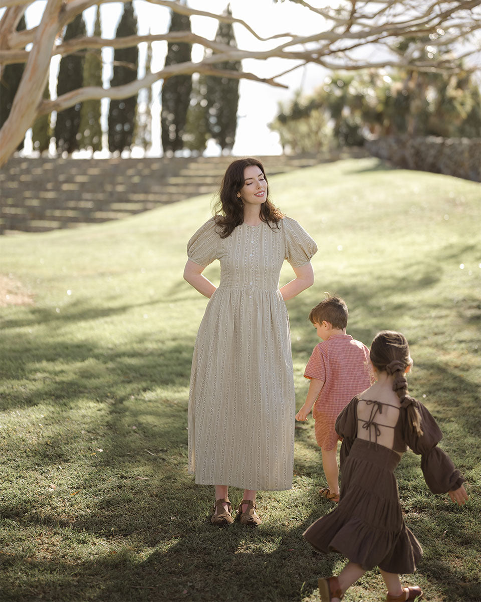 【Son and Daughter】Opia Floral Dress - Adult Size