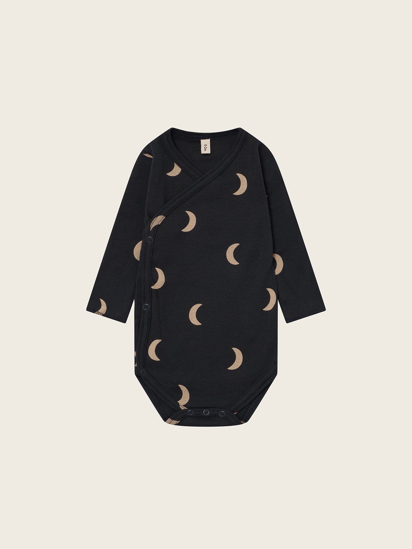 【ORGANIC ZOO】Charcoal Midnight Wrap Bodysuit
