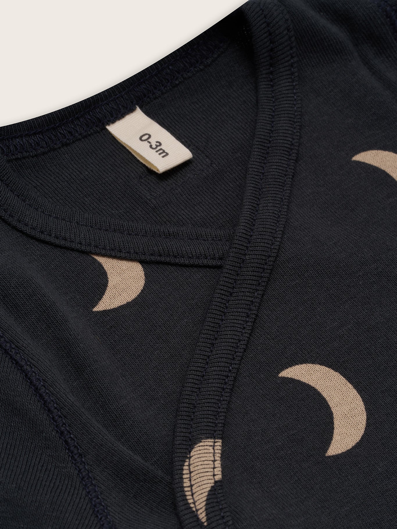 【ORGANIC ZOO】Charcoal Midnight Wrap Bodysuit
