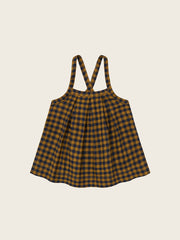 【ORGANIC ZOO】Blueberry Gingham Tribe Skirt