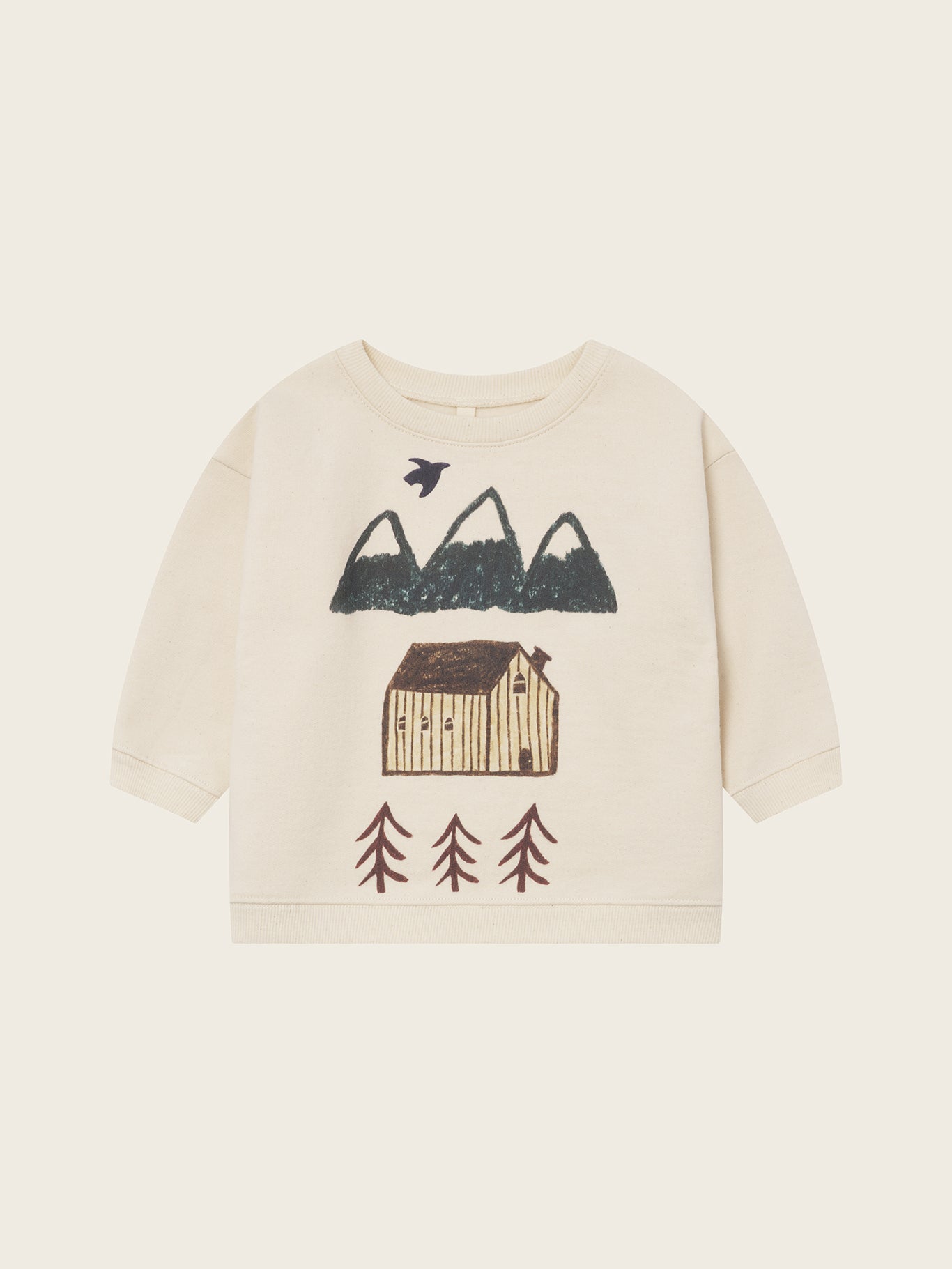 【ORGANIC ZOO】Cabin Adventure Sweatshirt Undyed