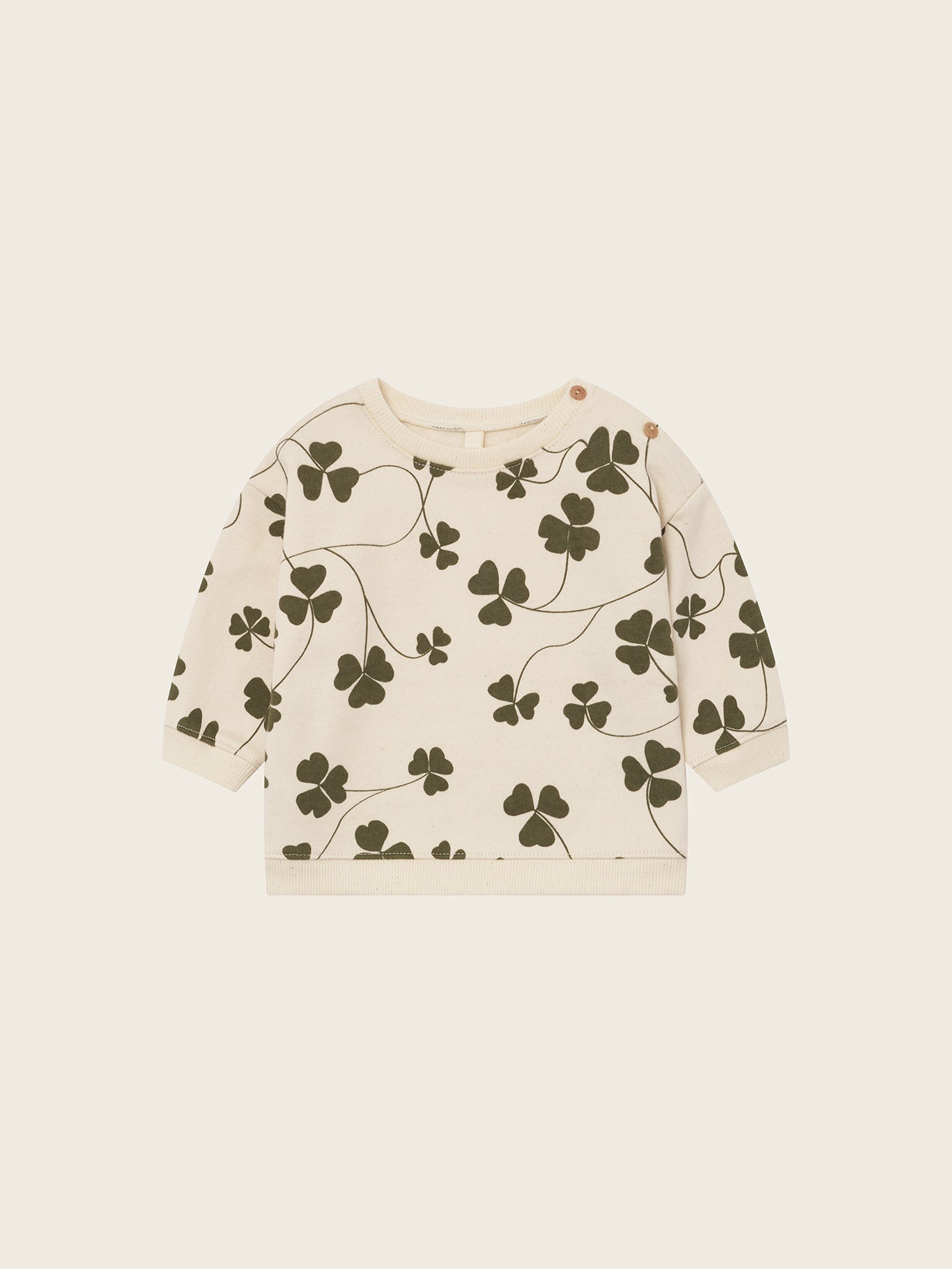 Clover Sweatshirt Undyed 正面