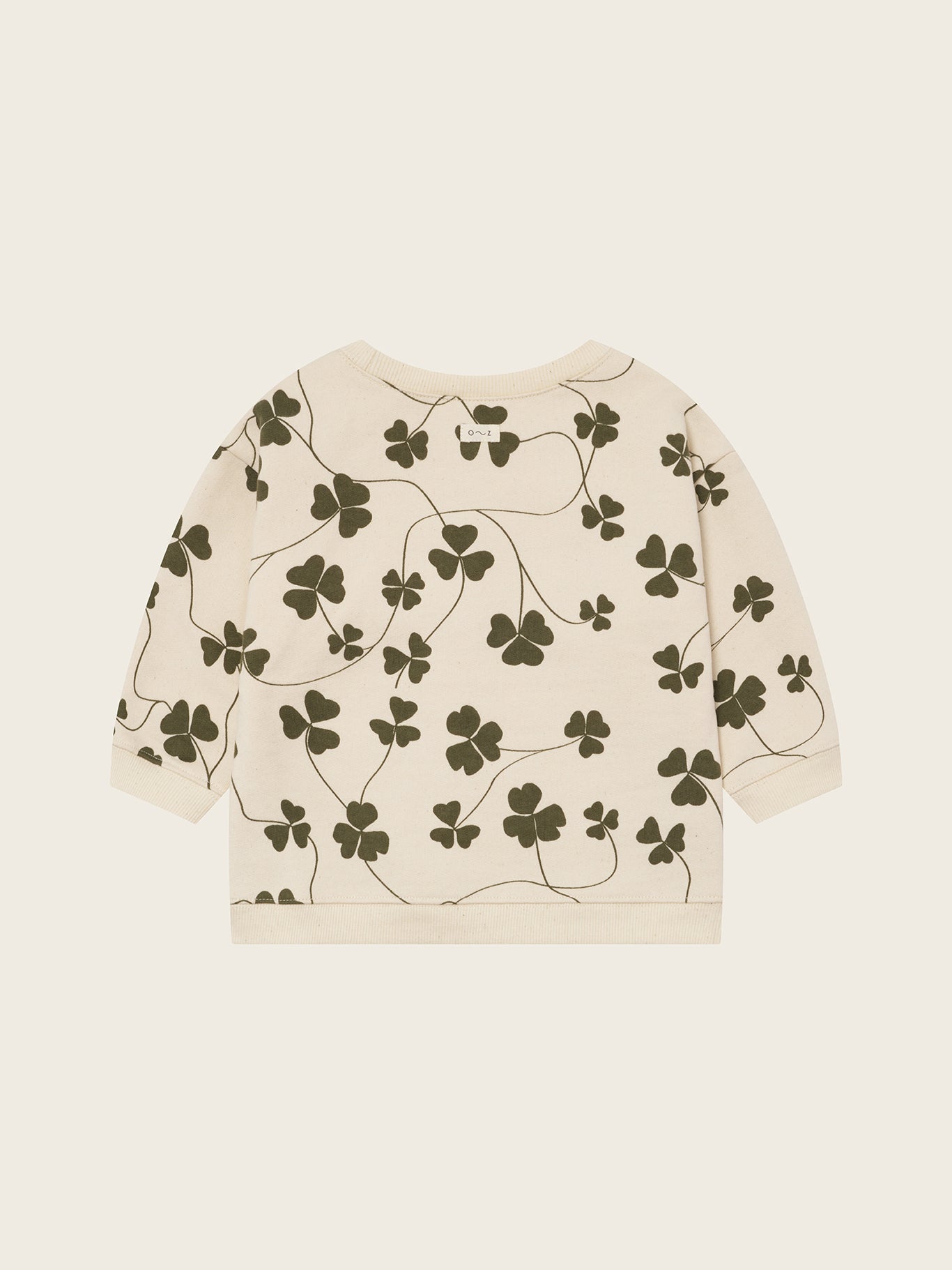 Clover Sweatshirt Undyed 背面