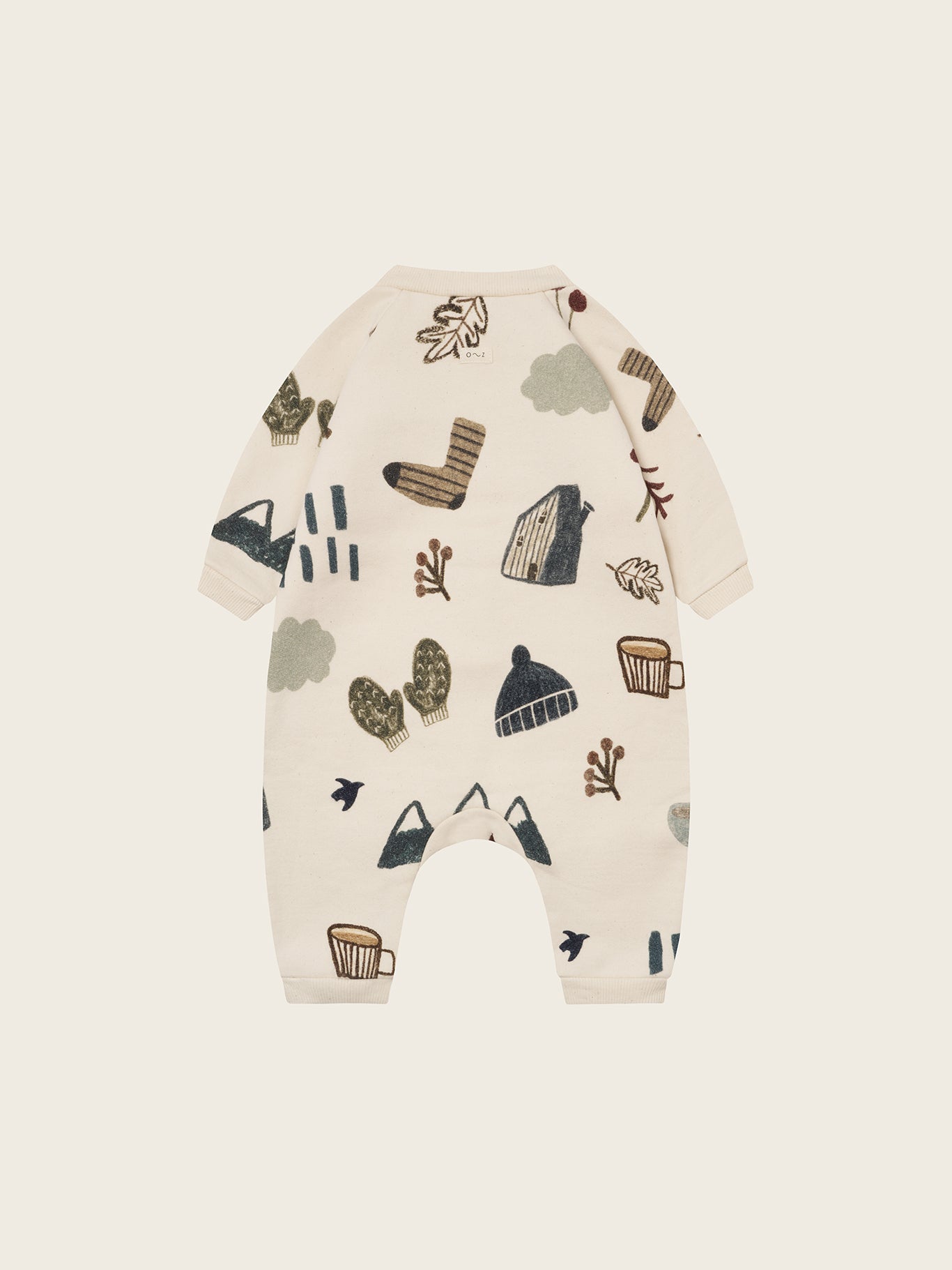 【ORGANIC ZOO】Cosy  Wild  Onesie Undyed