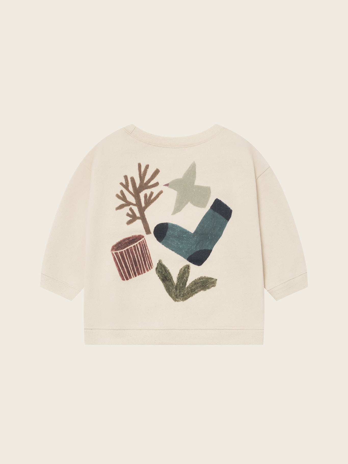 【ORGANIC ZOO】Forest Song Sweatshirt Undyed