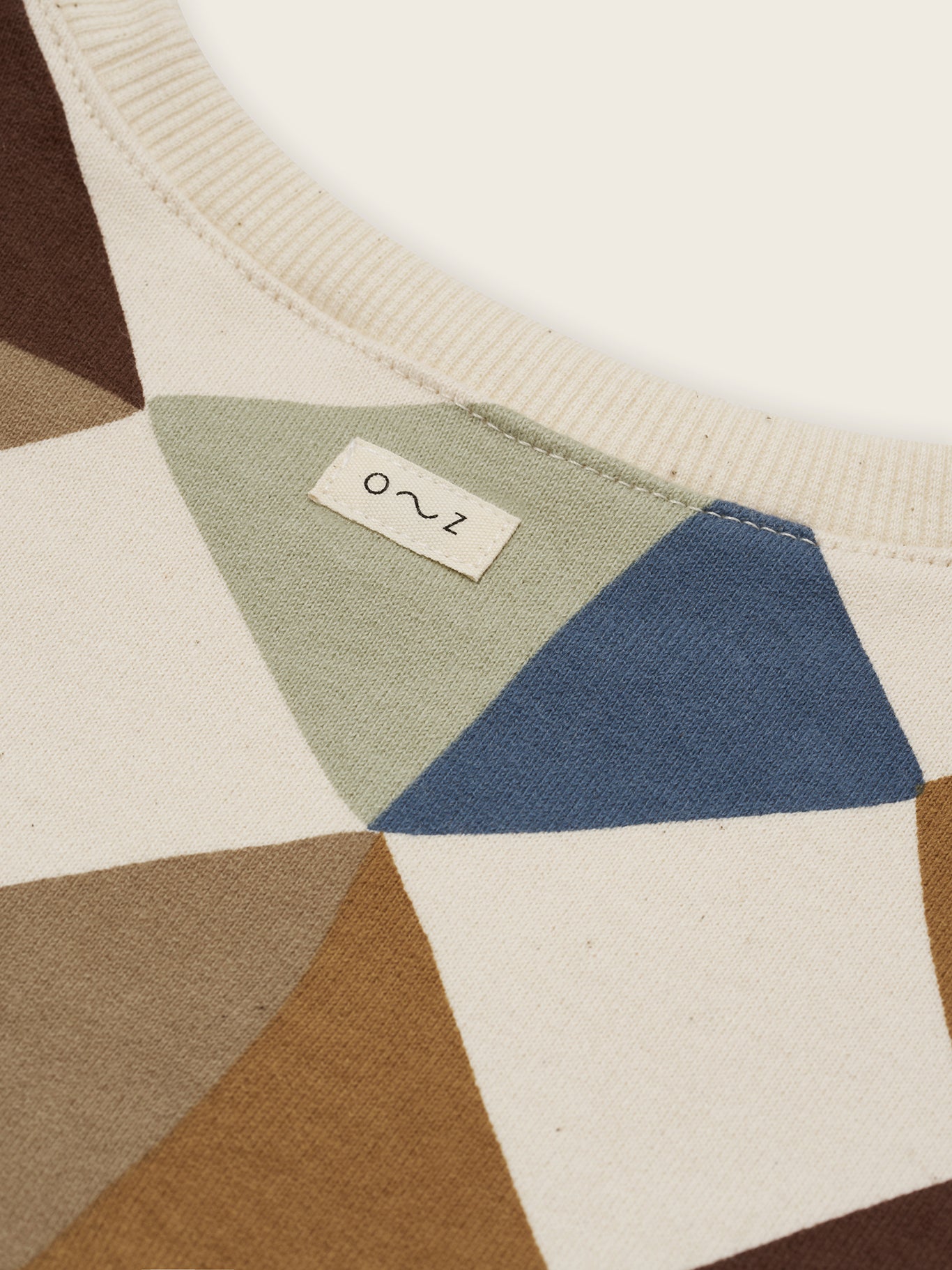 【ORGANIC ZOO】Kite Patchwork Sweatshirt Undyed