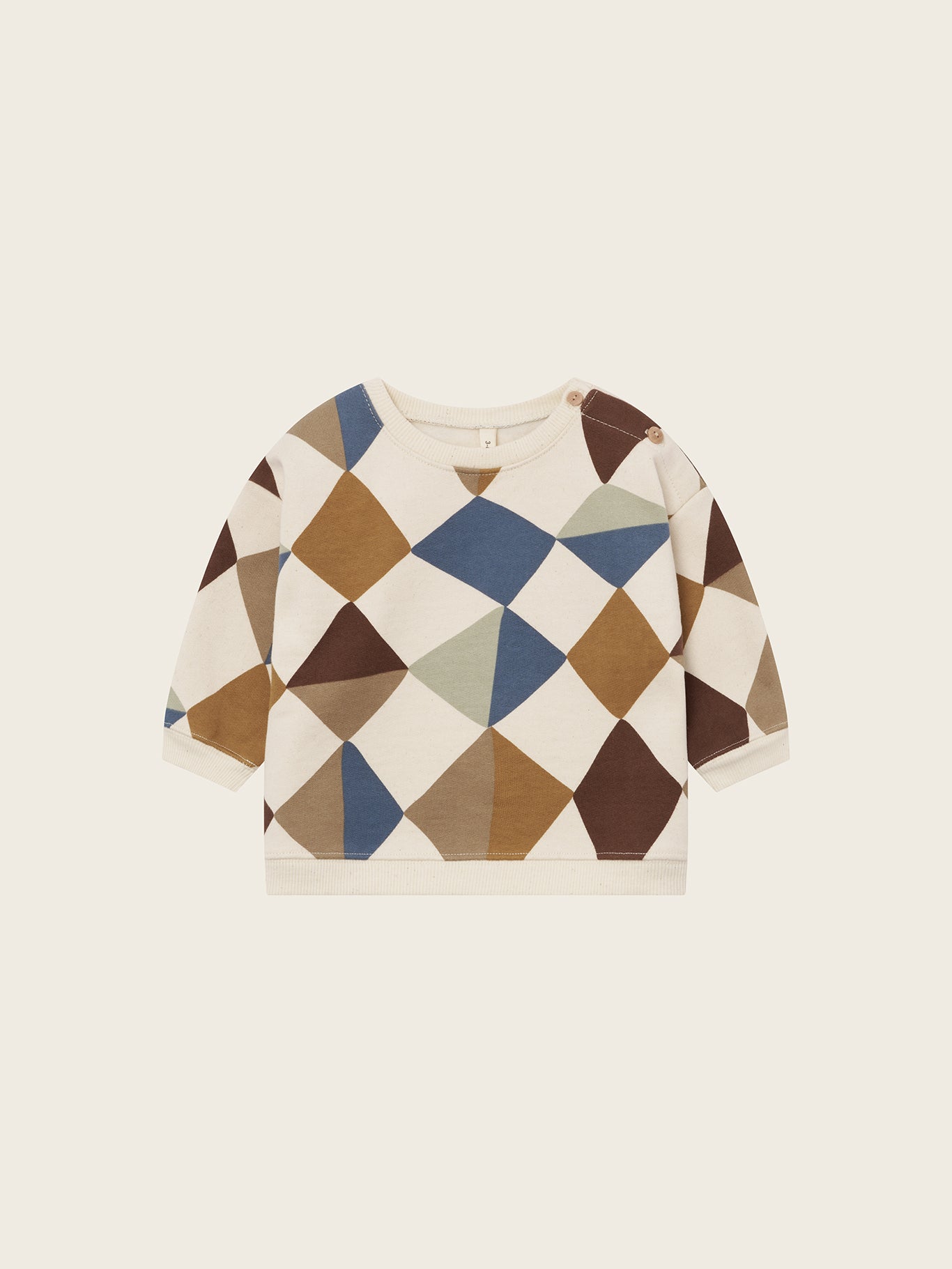 【ORGANIC ZOO】Kite Patchwork Sweatshirt Undyed