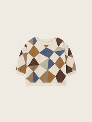 【ORGANIC ZOO】Kite Patchwork Sweatshirt Undyed