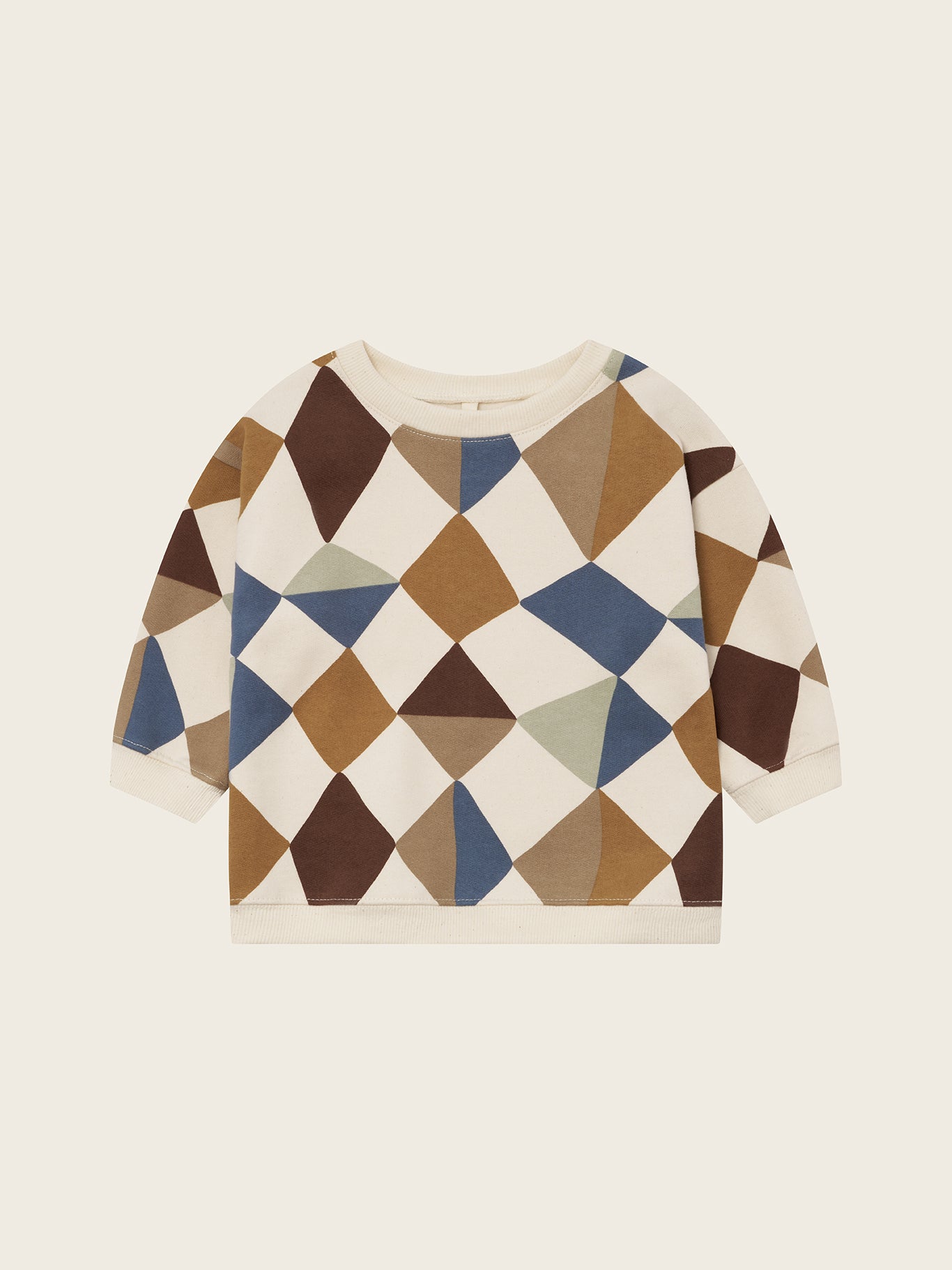 【ORGANIC ZOO】Kite Patchwork Sweatshirt Undyed