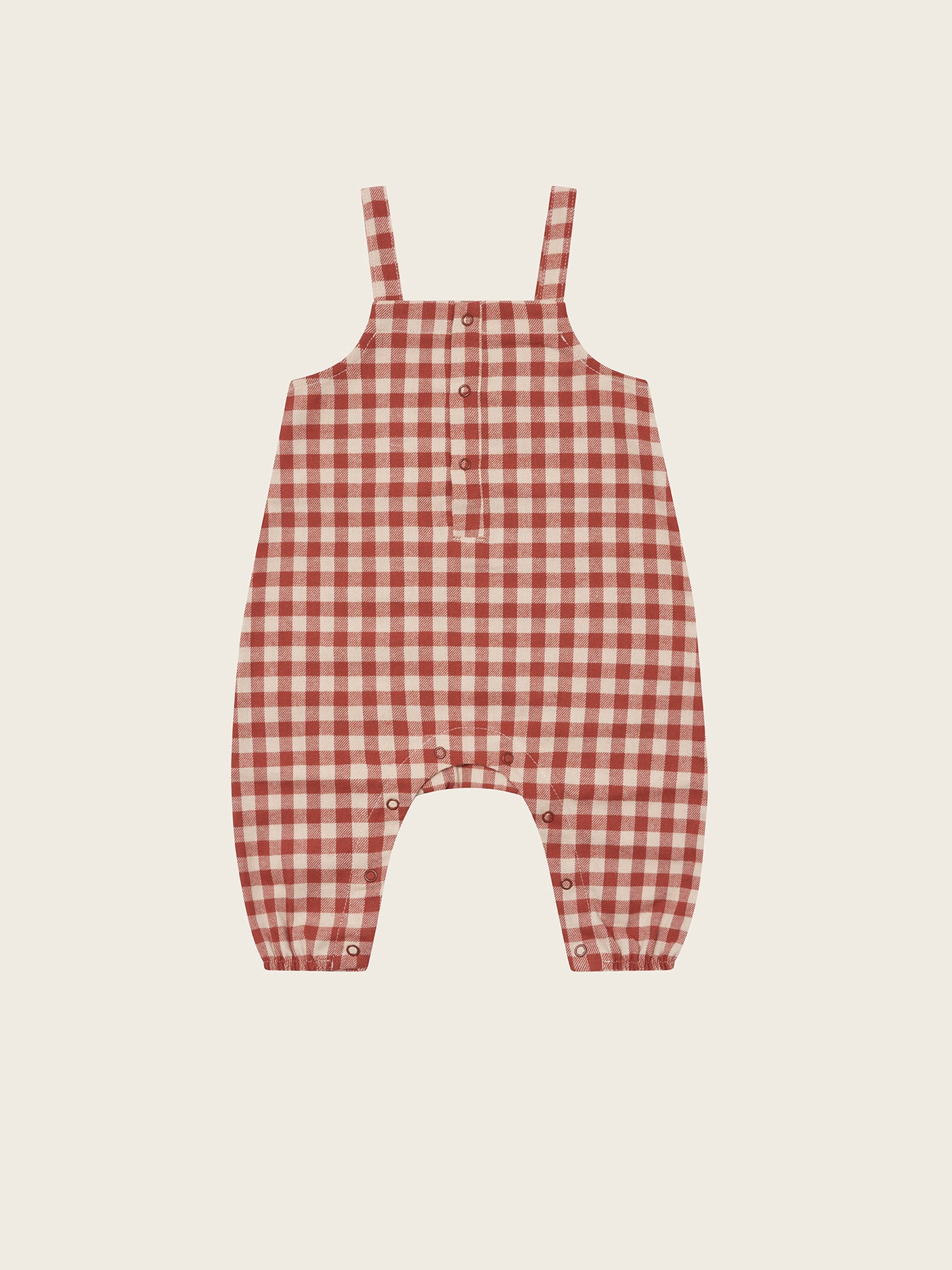 【ORGANIC ZOO】Paprika Gingham Salopette