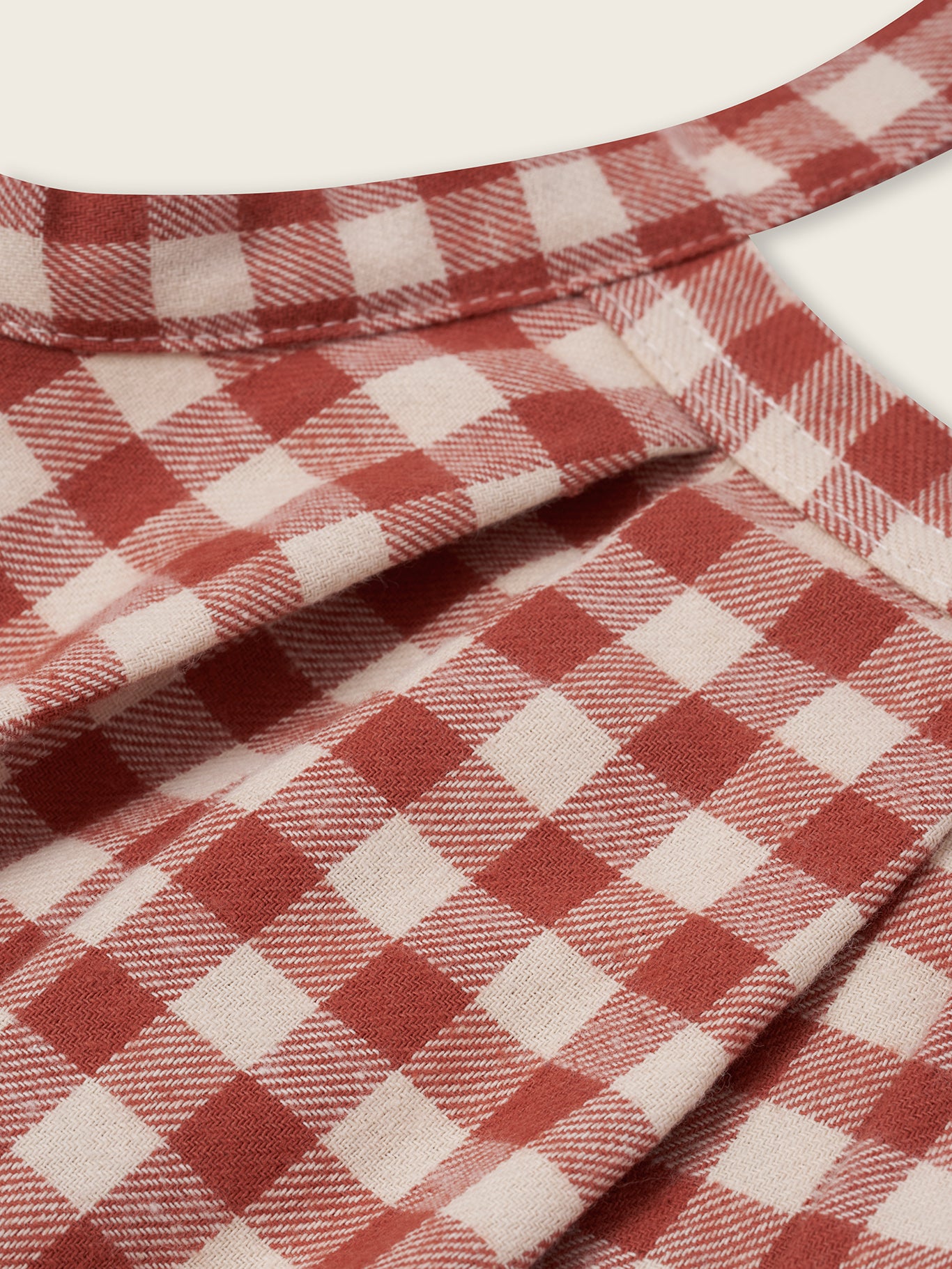 【ORGANIC ZOO】Paprika Gingham Tribe Skirt
