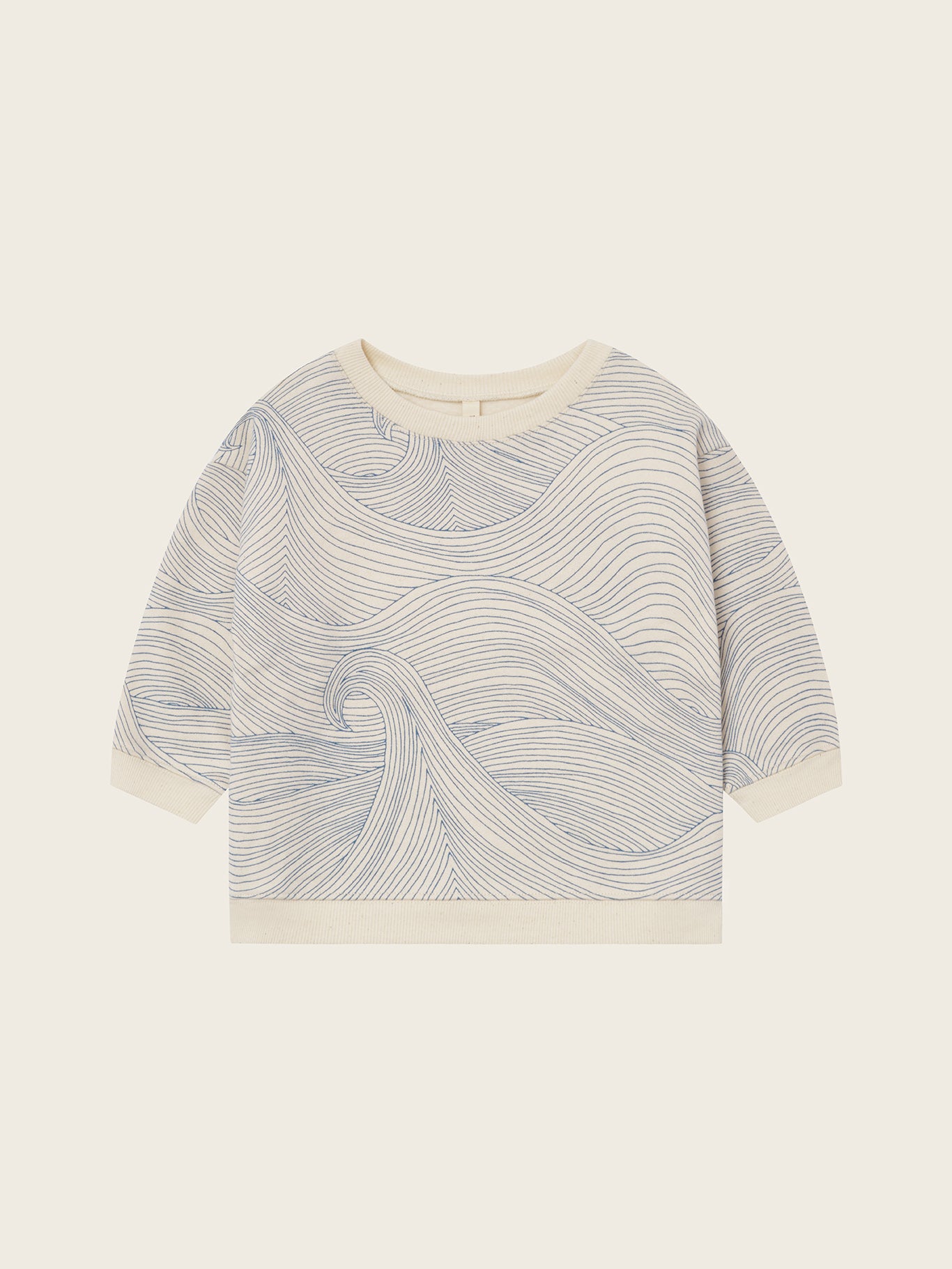 Seascape Sweatshirt Undyed 正面