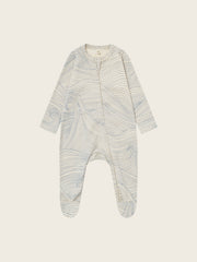 【ORGANIC ZOO】Seascape Zip Sleepsuit Undyed