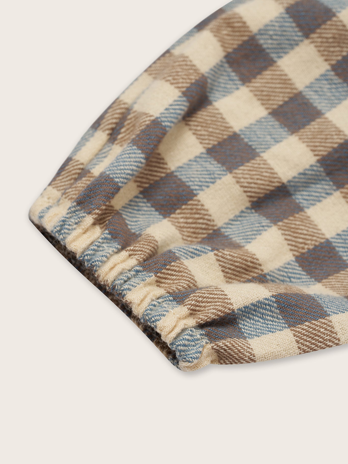 【ORGANIC ZOO】Shoreline Gingham  Onesie