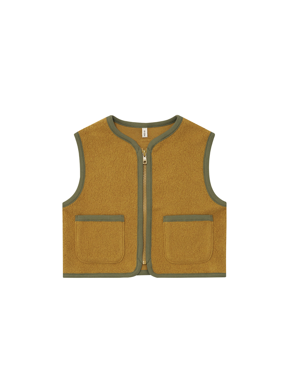 【ORGANIC ZOO】Bark Fleece Vest
