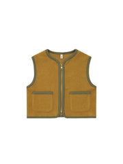 【ORGANIC ZOO】Bark Fleece Vest