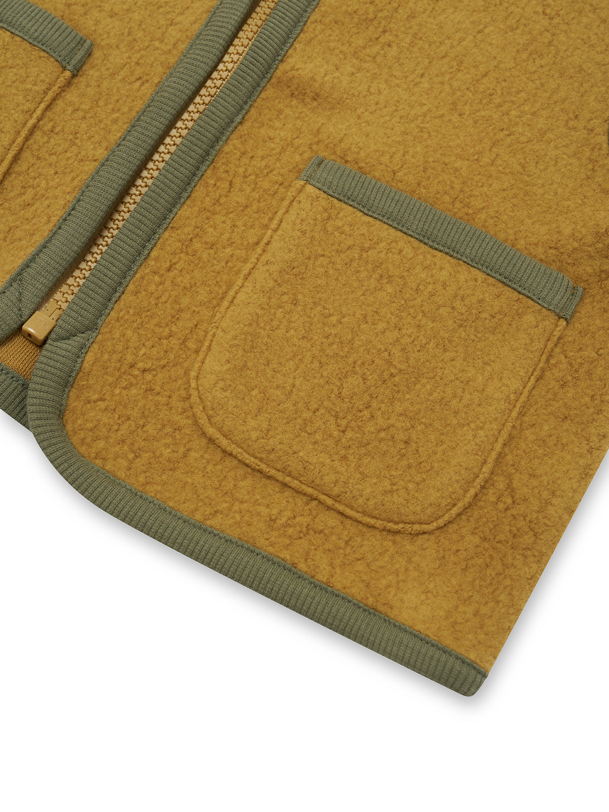 【ORGANIC ZOO】Bark Fleece Vest