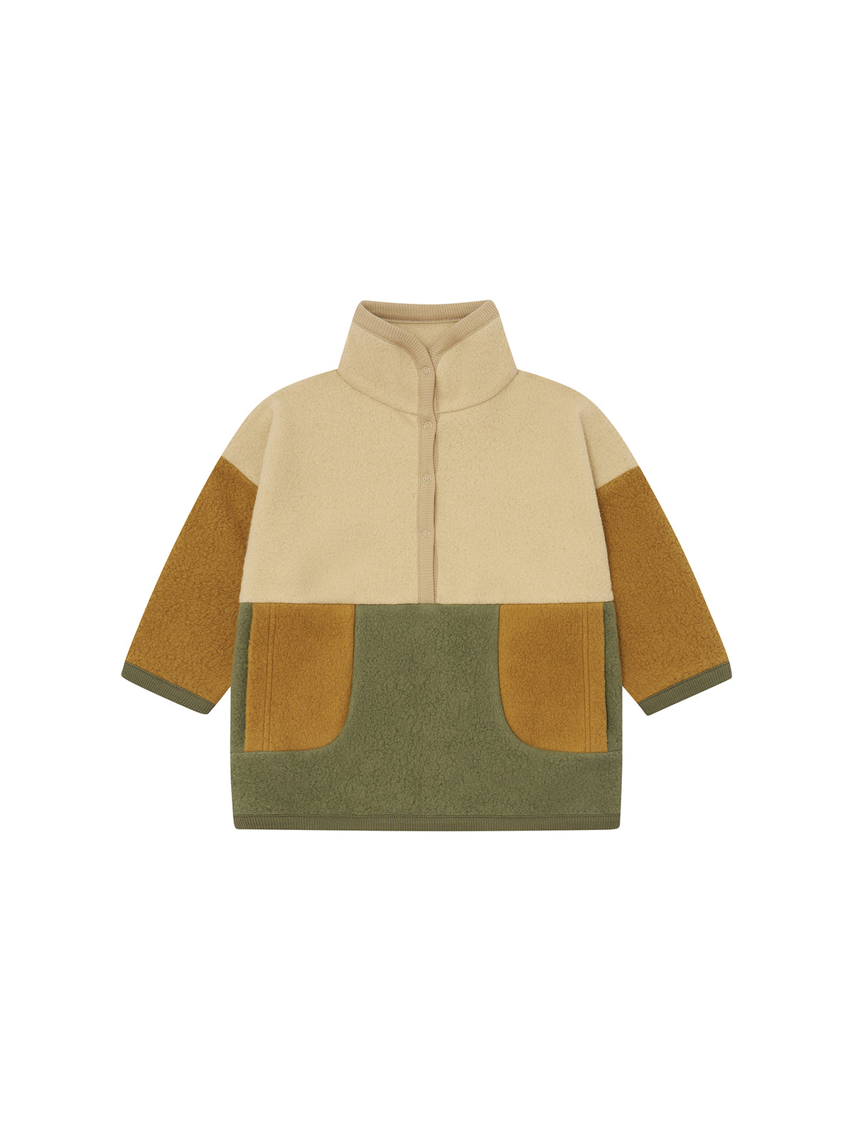 【ORGANIC ZOO】Colour Block Fleece Sweater
