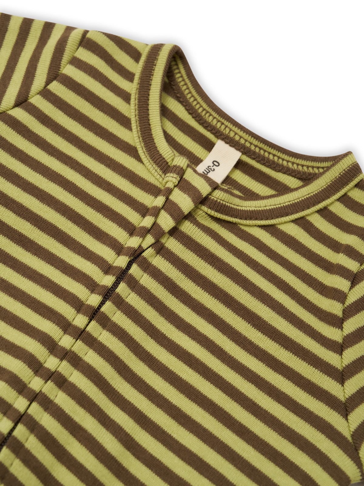 【ORGANIC ZOO】Chicory Stripes Zip Sleepsuit