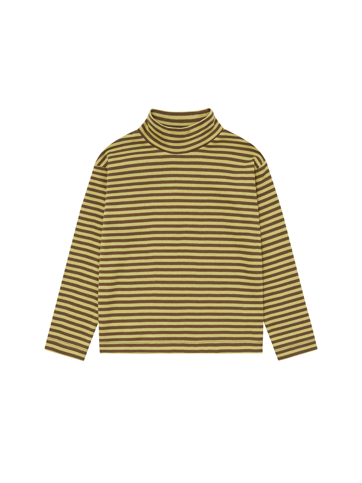 【ORGANIC ZOO】Chicory Stripes Turtle Neck Top