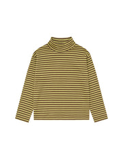 【ORGANIC ZOO】Chicory Stripes Turtle Neck Top