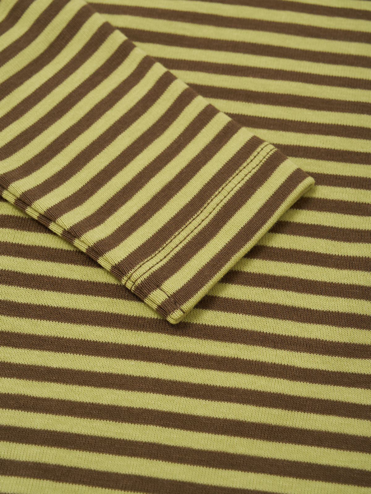 【ORGANIC ZOO】Chicory Stripes Turtle Neck Top