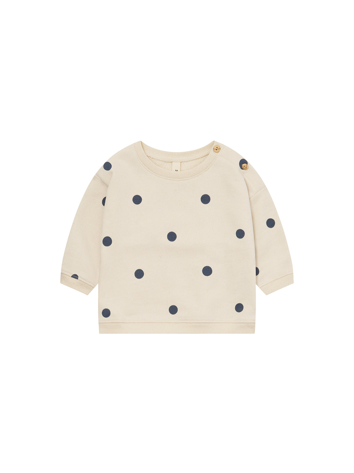 【ORGANIC ZOO】Fog Blue Dots Sweatshirt GOTS