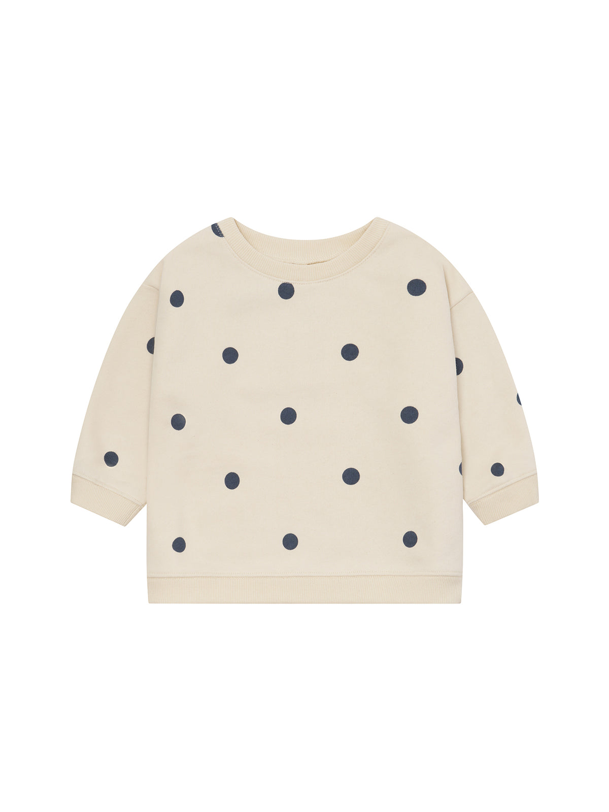【ORGANIC ZOO】Fog Blue Dots Sweatshirt GOTS