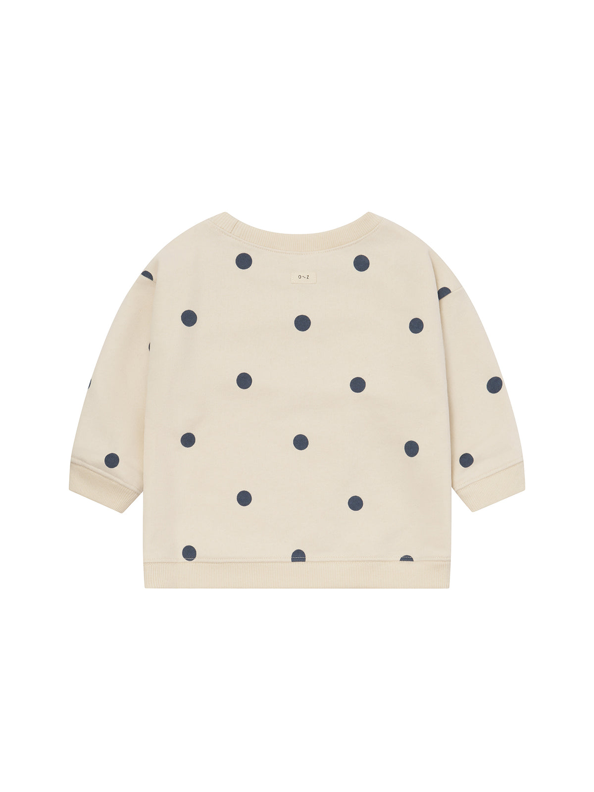 【ORGANIC ZOO】Fog Blue Dots Sweatshirt GOTS