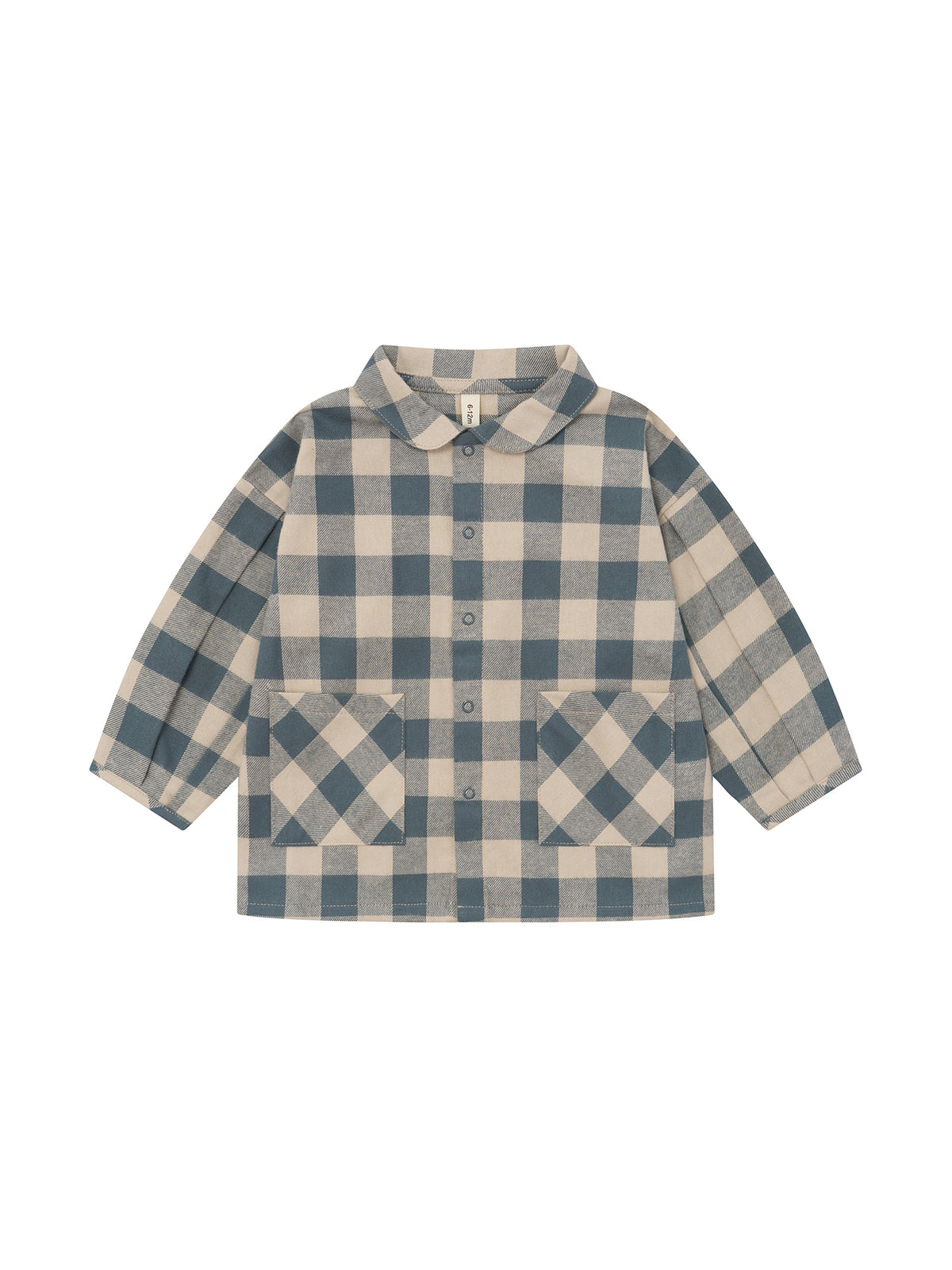 【ORGANIC ZOO】Fog Blue Gingham Lodge Shirt