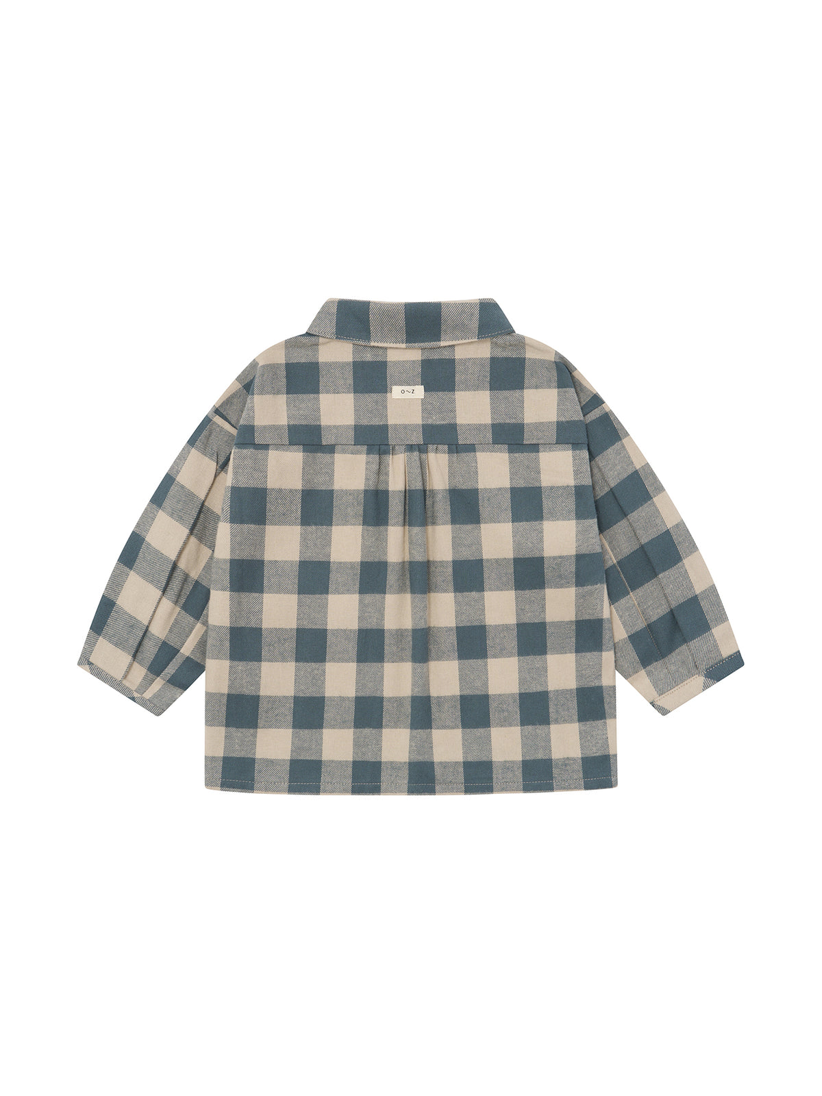 【ORGANIC ZOO】Fog Blue Gingham Lodge Shirt