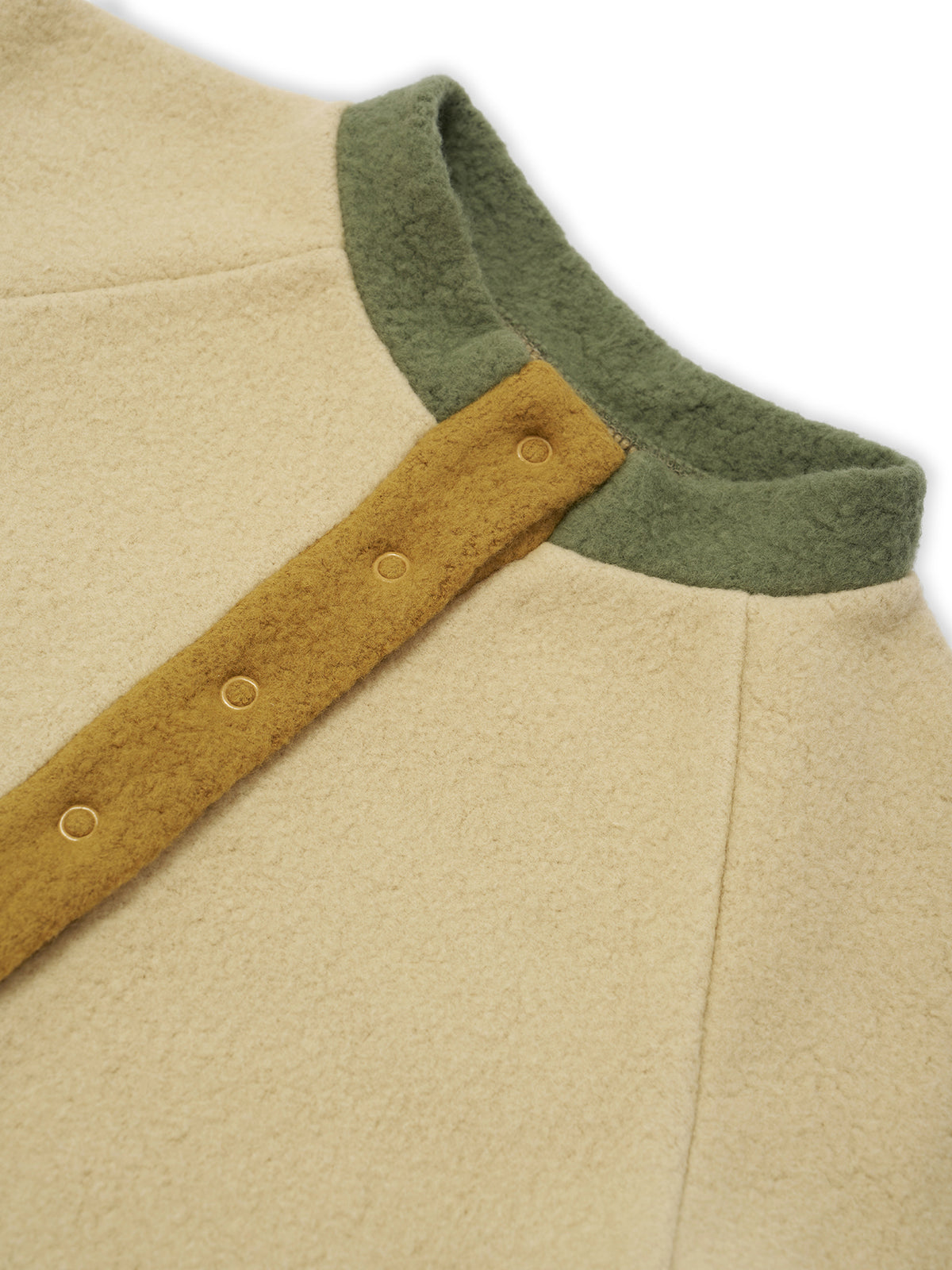 【ORGANIC ZOO】Fossil Fleece High Neck Onesie