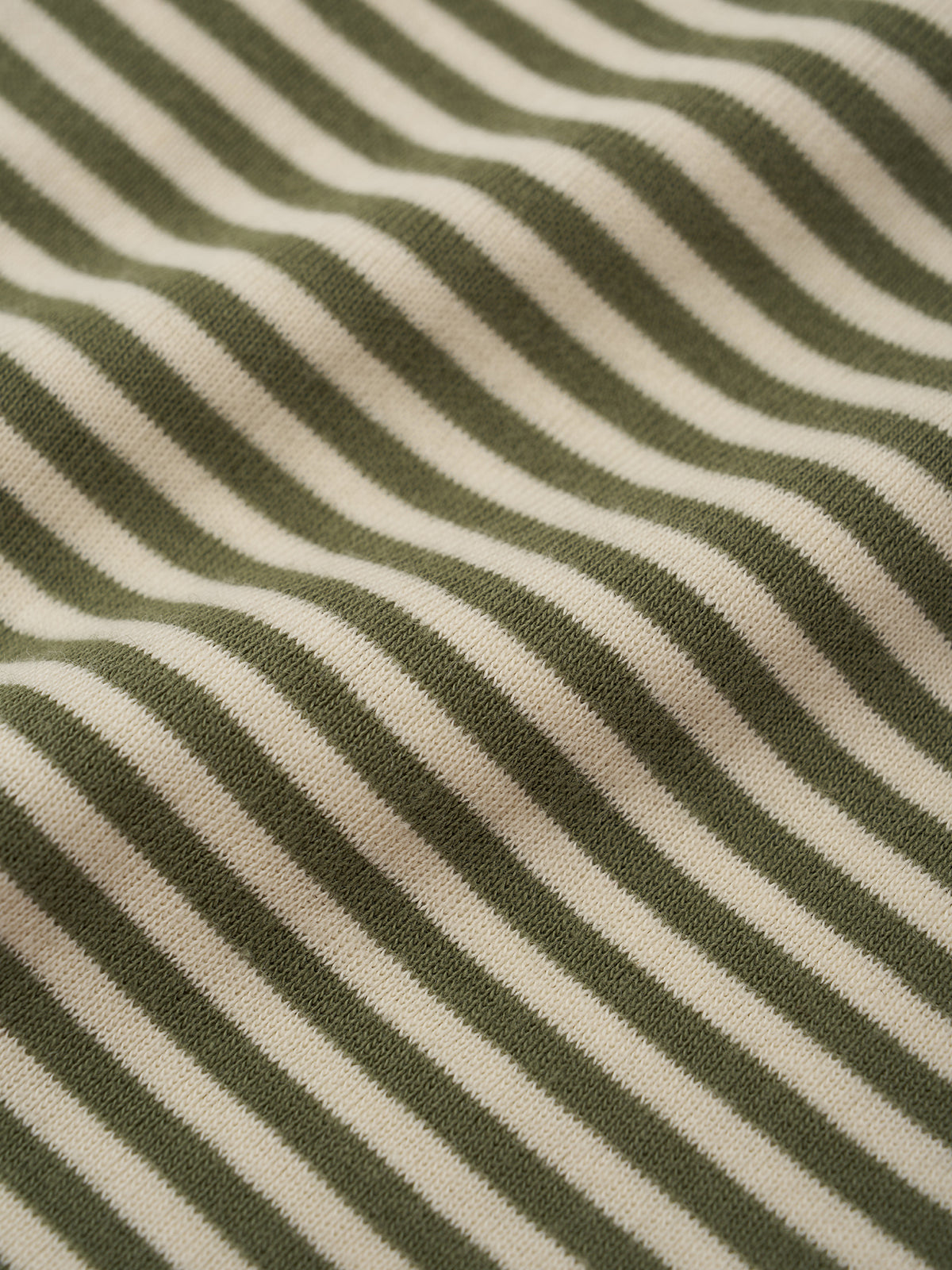 【ORGANIC ZOO】Fern Stripes Turtle Neck Top