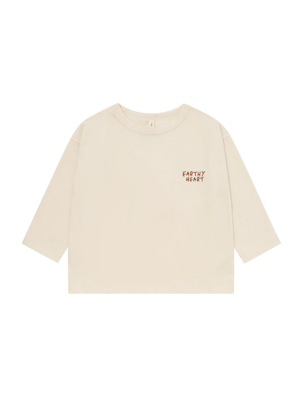 【ORGANIC ZOO】Earthy Heart Long Sleeve T-Shirt GOTS