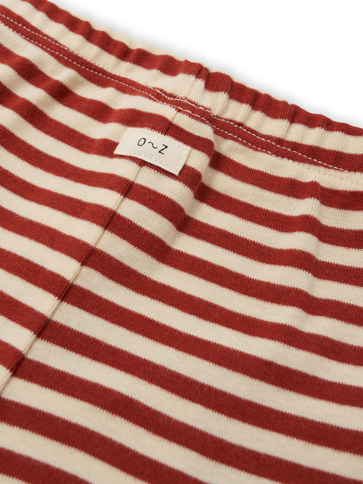 【ORGANIC ZOO】Paprika Stripes Cuffed Leggings