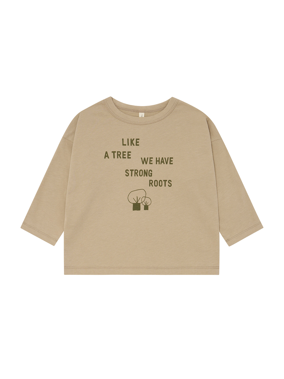 【ORGANIC ZOO】Strong Roots Long Sleeve T-Shirt GOTS