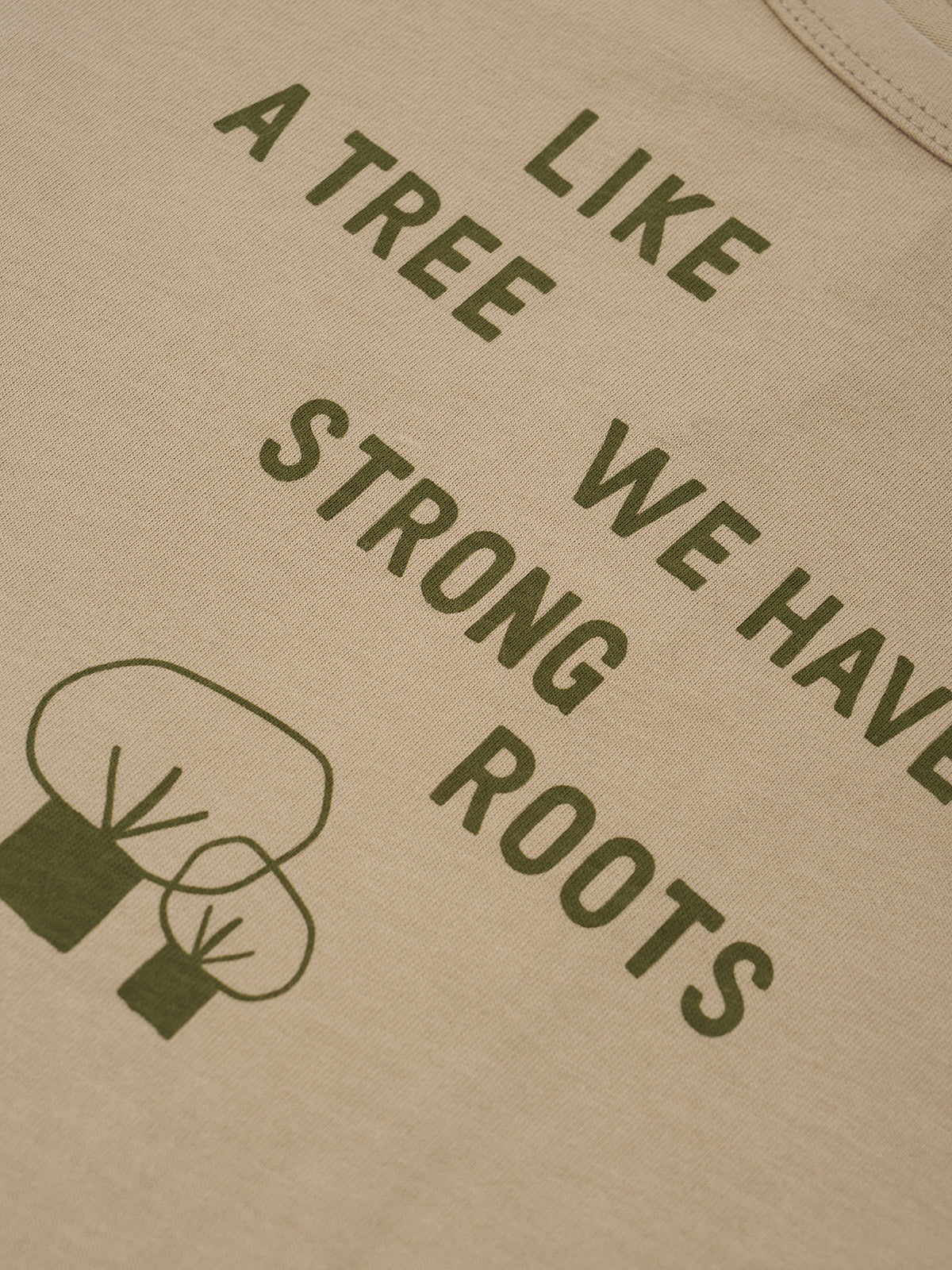 【ORGANIC ZOO】Strong Roots Long Sleeve T-Shirt GOTS
