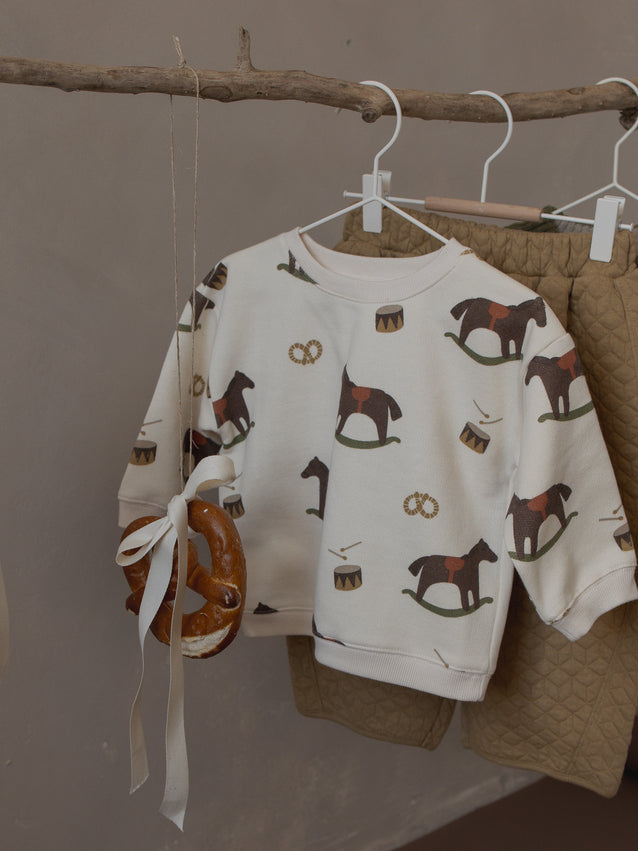 【ORGANIC ZOO】 Rockinghorse Parade Sweatshirt