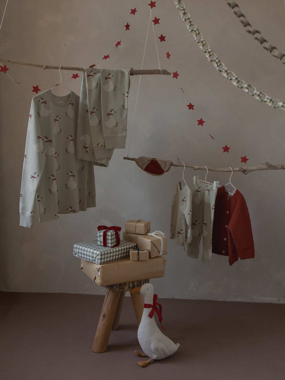 【ORGANIC ZOO】 Adult Christmas Goose PJ's